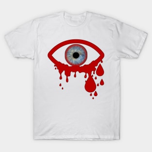 Red eye with bloody tears. T-Shirt